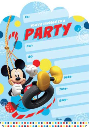 Mickey Mouse Invitations - Click Image to Close